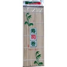 Happy Trend Bambu Sushi Sarma Hasırı 24X24 cm | Doğal Bambu Sushi Mat | Sushi Maker Için Rulo Sarma Matı | Evde Sushi Yapımı Için Pratik Mutfak Aleti