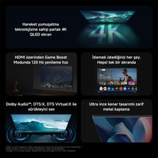 Happy Trend Tv A Pro 65 2026 65 Inç 164 cm 4K UHD QLED Google Tv Dolby Vision Hdr Smart Tv Siyah