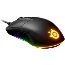 Happy Trend Rival 3 Gaming Mouse , 8,500 Cpı Truemove Core Optik Sensör , 6 Adet Programlanabilir Tuş , Prism Rgb Aydınlatma