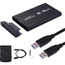 Happy Trend USB 3.0 Harici SSD Harddisk Taşınabilir HDD Kutusu Sata Siyah