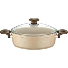 24 cm Basık Granit Tencere