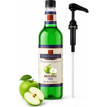Happy Trend Kahve Şurubu Yeşil Elma Aromalı 70 cl + Pompa