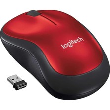 Happy Trend Kablosuz Mouse'u; USB Mini Alıcı ile 2.4ghz, Pil Ömrü 12-Ay, 1000 Dpı Optik, Çeşitli Yönlü, Pc, Mac ve Dizüstü Bligisayarla Uyumlu - Kırmızı