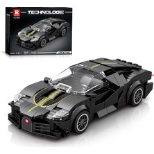 Happy Trend Creator 685 Bugatti La Voiture Noire Spor Araba Yaratıcı Yapı Blok Seti Building Blocks - 339 Parça