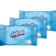 Happy Trend Klasik Islak Cep Mendil , 3'lü, 24 Adet