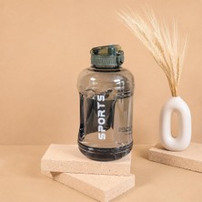Happy Trend ml Suluk 2.2 Litre - Kilitli Kapaklı Geniş Hacimli Matara (Yeşil)