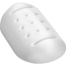 Happy Trend Gaming Mouse Bilek Desteği, Ergopad, Kaymaz Tabanlı, Nefes Alan Kumaş, Ağrı Önleyici (Beyaz Fare Desteği)