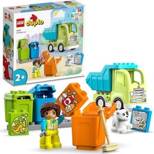 Happy Trend Duplo Kasabası Geri Dönüşüm Kamyonu 10987 Oyuncak Yapım Seti (15 Parça)