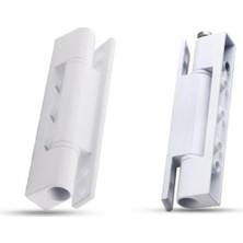 TemmuzX Beyaz Pvc Metal Pimapen Kapı Menteşesi 75 mm