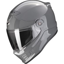TemmuzX Scorpion Covert Fx Kapalı Motosiklet Kaskı Gri