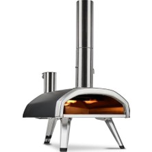 TemmuzX Fyra 12 Pizza Fırını – Taşınabilir Ooni Pizza Fırını Bahçe – Ahşap Pelet ile Isıtılmış Pizza Fırını Dış Mekan