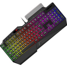 TemmuzX Gamenote KB488L Gaming Rgb Işıklı Oyuncu Klavyesi - Antighosting