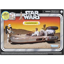 Happy Trend Wars The Vintage Collection Landspeeder & Luke Skywalker (Tatooine), Star Wars: A New Hope 3.75 Inch Collectible Action Figure & Vehicle