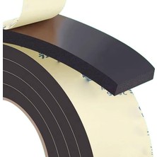 TemmuzX 5m Foam Tape Single-Sided Black Eva Protection Insulation Doors And Windows PARTS(5MX20MMX3MM)