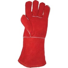 TemmuzX Bama Glove Kaynak Eldiveni Uzun Kaynakçı Eldiveni 14 BZ-508H