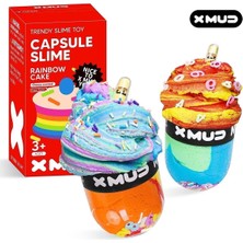 TemmuzX Capsule Slime Rainbow Cake, Gökkuşağı Renkli, 200 Ml, 3+ Yaş 5A4F-36938