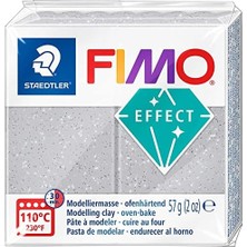 TemmuzX Fimo Effect Polimer Kil 57GR. Glitter Silver