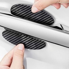 TemmuzX 4 Adet Carbon Kapı Kolu Koruma Bantı