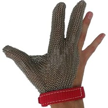 TemmuzX Koruyucu Çelik Eldiven 3 Parmak SMALL/BMGLV-02S