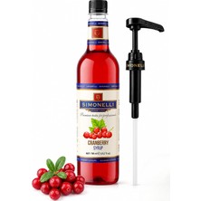 Happy Trend Chocolate Kahve ve Kokteyl Şurubu Kızılcık Aromalı 700 ml + Pompa