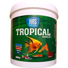 TemmuzX Tropical Granulat 3 kg Kova Lepistes Moli Canlı Doğuran Balık Yemi