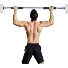 TemmuzX 80-120 cm Ayarlanabilir Koridor Barfiks Demiri Gri, SPA-YS-BD-80-120LYT