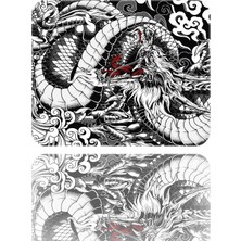 TemmuzX Mouse Pad Xl 40X30 Cm, Gaming, Silmarillion White