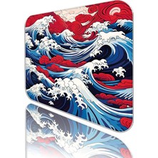 TemmuzX Gaming Mouse Pad, 40X30 Cm, Büyük Boy, Mavi-Kırmızı