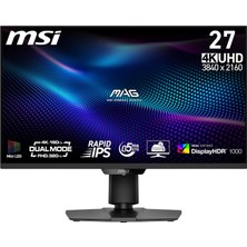 TemmuzX 27 Mag 274UPDF E16M, Gaming Monitör, Uhd, 16:9, Flat Rapid IPS Mini Led, 160Hz 0.5ms, Adaptive-Sync