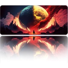 TemmuzX Gaming Mouse Pad Xxl 90X40 Cm, Bloodymoon