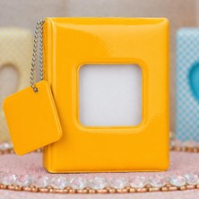 41 Fotoğraf Kapasiteli Instax Mini Polakart Sarı Fotoğraf Albümü