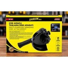 Şahin Tools Çok Amaçlı Taşlama Disk Aparatı 115MM Matkap ve Sunta Testeresi Uyumlu