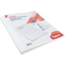 Noki A4 Cepli Sunum Dosyası, 40 Yaprak, Beyaz