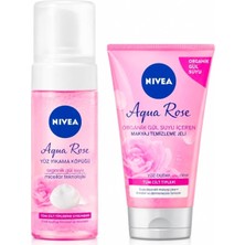 Aqua Rose Cilt Temizleme Seti, Yüz Yıkama Köpüğü + Makyaj Temizleme Jeli