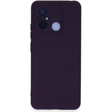 Fantastik Store Xiaomi Redmi 12C Kılıf Nano Içi Kadife Silikon - Mor