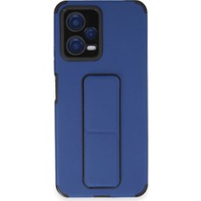 Fantastik Store Xiaomi Poco X5 5g Kılıf Mega Standlı Silikon - Mavi
