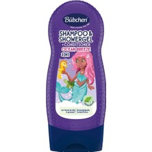Bübchen Ocean Breeze 3'ü 1 Arada Şampuan, Duş Jeli ve Saç Kremi 230 ml 3+ Yaş
