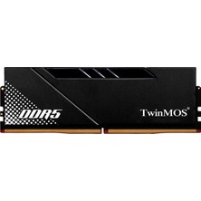 Twinmos 16 GB Ddr5 5600MHZ CL36 Siyah Voltx Twınmos Soğutuculu Dt TMD516GB5600U36B Dry