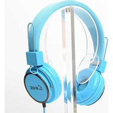 Esranın Dünyası Psr Aksesuar Y-6338 Mp3 3.5mm Kulaküstü Kulaklık – Hd Ses Kalitesi, Mikrofonlu, Ios ve Android Uyumlu, Yumuşak Silikon Pedli Rahat Tasarım (Mavi)
