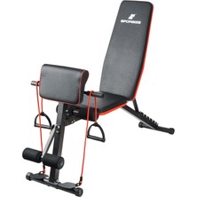 Esranın Dünyası Sporsize Adjustable Shuttle Weight Bench – Ayarlanabilir Ağırlık ve Mekik Sehpası, 7 Sırt Açısı & 3 Oturma Pozisyonu, Katlanabilir Çelik Gövde, Ev Tipi Profesyonel Kullanım