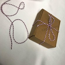 Esranın Dünyası Bisaccia Mor Beyaz Paketleme Ipi 10 Metre – Iki Renkli Burgulu Ambalaj Ipi, Kraft Hediye Paketi, El Işi ve Dekoratif Sunum Ipi