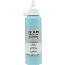 Lukas Cryl Studio Artist Akrilik Boya, Robin Yumurta, 250 ml Şişe - Tuval Boyama Için Yüksek Pigmentli Akrilik Boyalar, Büyük Ölçekli Işler - Orta Viskozite, Su Karışımı, Hızlı Kuruma