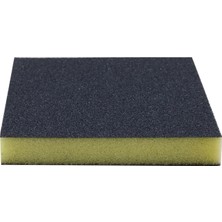 BADEM10 Yassı Sünger Zımpara 9.5 x 12.5 cm Takoz Blok Flex Taşlama Ahşap El Zımparası 180 Kum 1 Adet
