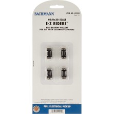 Die Grup Bachmann Trains E-Z Rıders™ Ball-Rulmanlı Rulosu - 4/pk - Ho Veya ON30 Ölçekli Kullanım Için