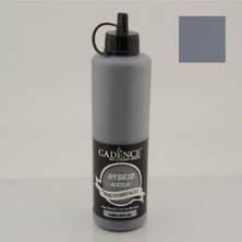 Die Grup Cadence Hybrid Akrilik Multisurfaces Boya, 500 Ml, Koyu Gri