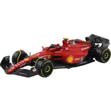 Die Grup Lastingblue Bburago Ferrarii F1-75#55 Sebastian Vettel 2022 1/43 Diecast Model Araba 36832