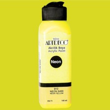 Die Grup Artdeco Akrilik Boya, 140 Ml, Neon Sarı