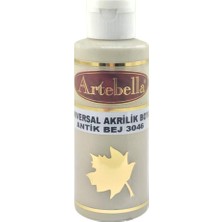 Die Grup Artebella 3046130 Universal Akrilik Boya 130 cc Antik Bej