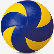 Die Grup Hsport Voleybol Topu Yarı Profesyonel Orta Sert (Pompa Hediyeli) (Sarı)