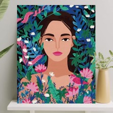 Die Grup Palmiye Hobi Sanat Sayılarla Boyama Tuval Seti Fırça Boya Dahil (Çıtalı) 40X50 cm - Amazon